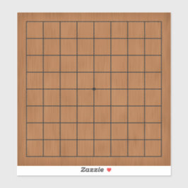 9x9 Goban für Puzzles & Games Anpassbar 8 x8 Aufkleber