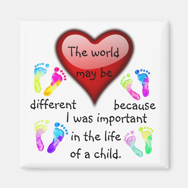 A0001.I war im Leben wichtig.Magnet.3 Magnet (Vorne)