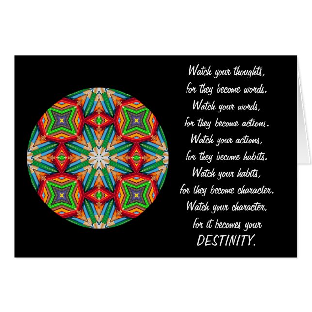 A01 farbiger Bleistift - kaleidoskopisches (Vorderseite (Horizontal))