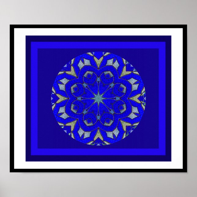 A05 Celtic Knot Kaleidoscopic - Irish Blessing.6 Poster (Vorne)