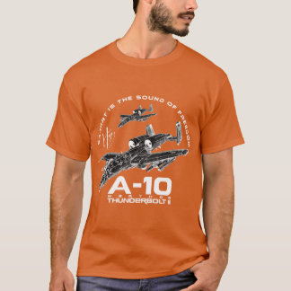 A0 Warthog Fairchildhunderbolt USAF-Kampfflugzeug T-Shirt
