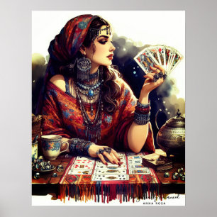 *~* A100 Psychische Leserin Sinti und Roma Crystal Poster
