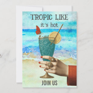 *~* A101 21 Beach Cocktail FOTO JUNGGESELLINNENABS Einladung