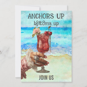 *~* A101 5 Strand Cocktail FOTO JUNGGESELLINNENABS Einladung