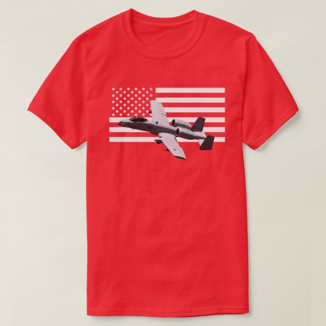 A10 A10 Thunderbolt Warthog Brrt Shark mouth T-Shirt (Design vorne)