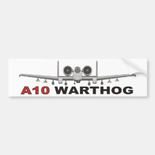 A10 Thunderbolt II das Warthog Autoaufkleber
