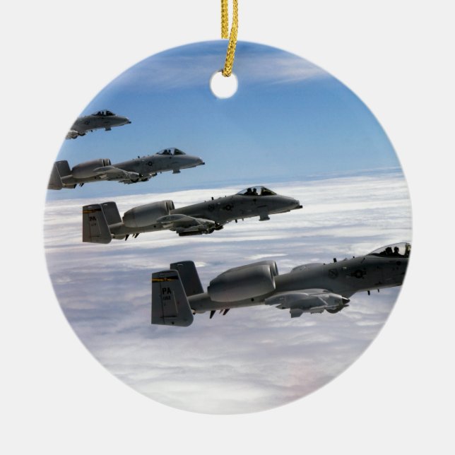A10 Thunderbolt II Keramik Ornament (Vorne)