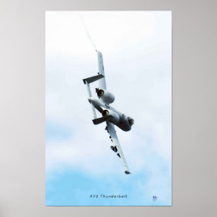 A10 Thunderbolzen Warthog Poster