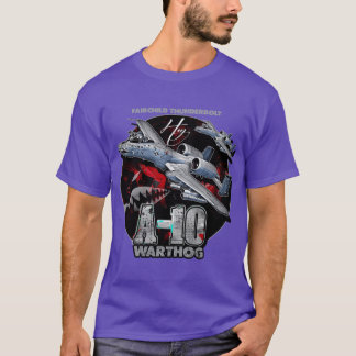 A10 Warthog Fairchildhunderbolt USAF-Kampfflugzeug T-Shirt