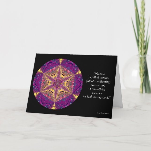 A16 Personalisierte Snowflake Card2 Feiertagskarte (Vorderseite)