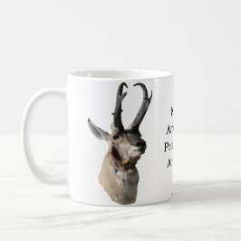 A18 Pronghorn Antilopen-Kopf Kaffeetasse