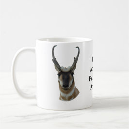 A19 Pronghorn Antelope Head Kaffeetasse