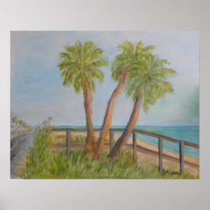 A1A DANS FLAGLER BEACH, Affiche FLORIDA