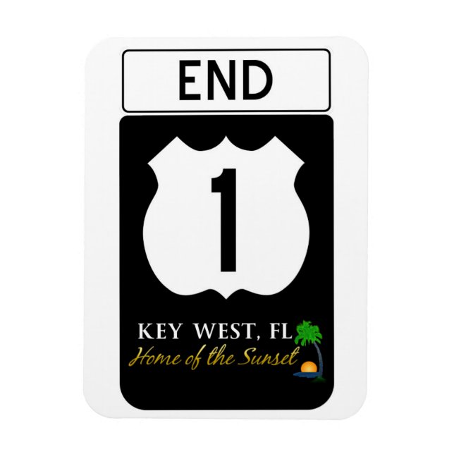 A1A Hwy Sign Florida Magnet (Vertikal)