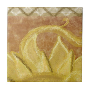 A2 - Sunface Wandgemälde, Spitzenmitte - A2 Fliese