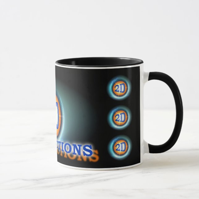 a2Dproduction Tasse mit orange Grenze (Rechts)