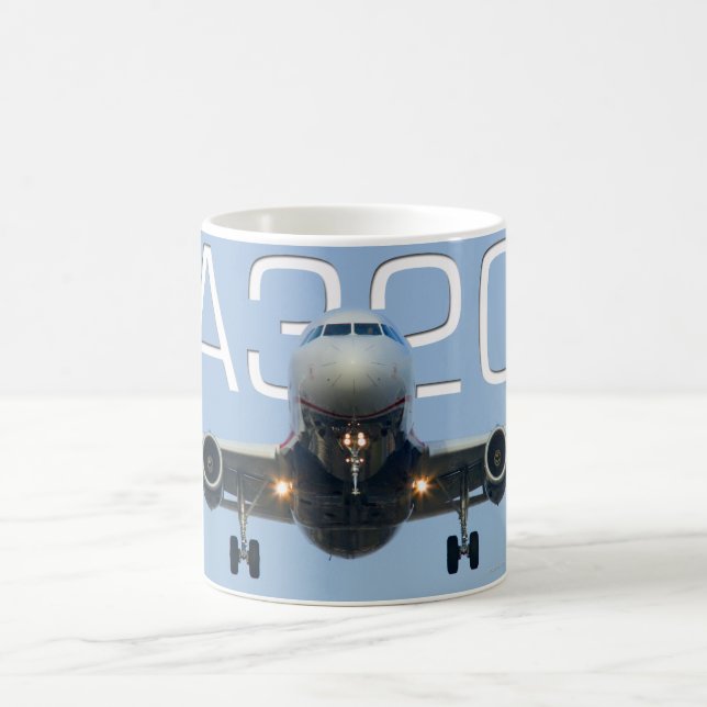 A320 AIRLINER KAFFEETASSE (Mittel)