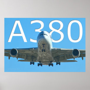 A380 AIRLINER POSTER