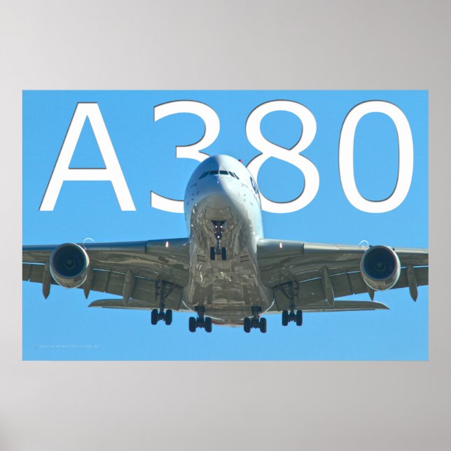 A380 AIRLINER POSTER (Vorne)