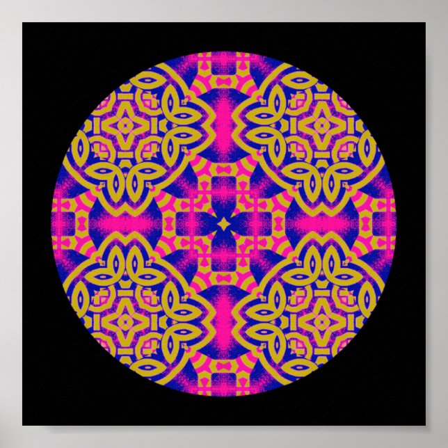 A40 Celtic Mandala Poster.2 Poster (Vorne)