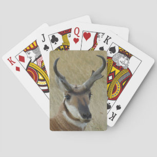 A5 Gabelbock Großer Bock Kopfschuss Spielkarten