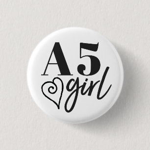 A5 Mädchen - Flair-Button Button