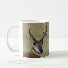 A5 Pronghorn Antilopen-viel Geld-Kopf-Schuss Kaffeetasse