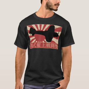 A6M Null Japanisches WW2 Kämpfer Flugzeug Japan Fl T-Shirt