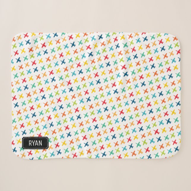 A-10 Individuelle Name-Sherpa-Blanket Sherpadecke (Vorderseite (Horizontal))