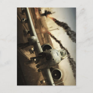 A-10-Schraubenflugzeug Postkarte
