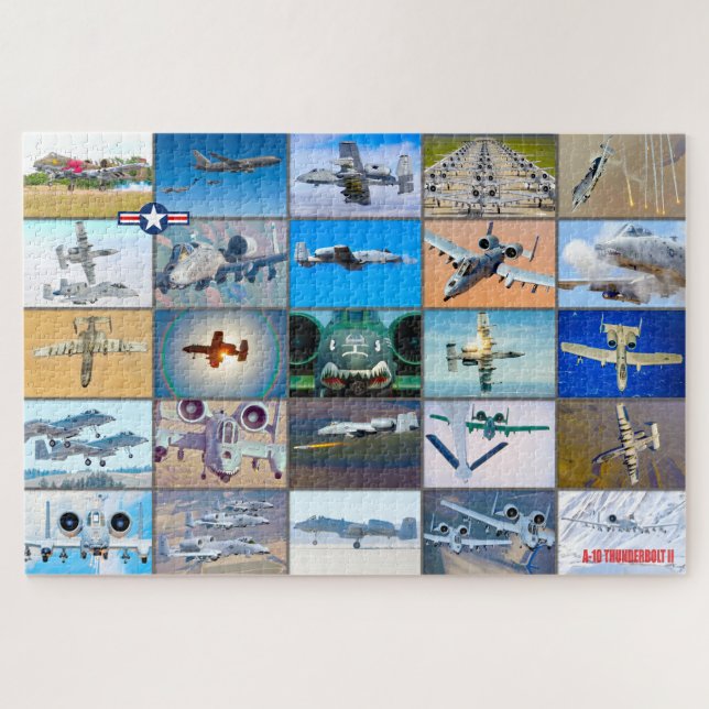 A-10 THUNDERBOLT II "MONTAGE" (Horizontal)