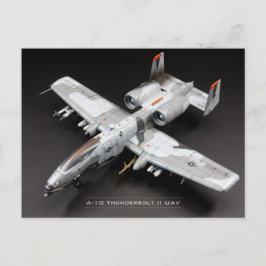 A-10-Thunderbolzen II UAV Postkarte