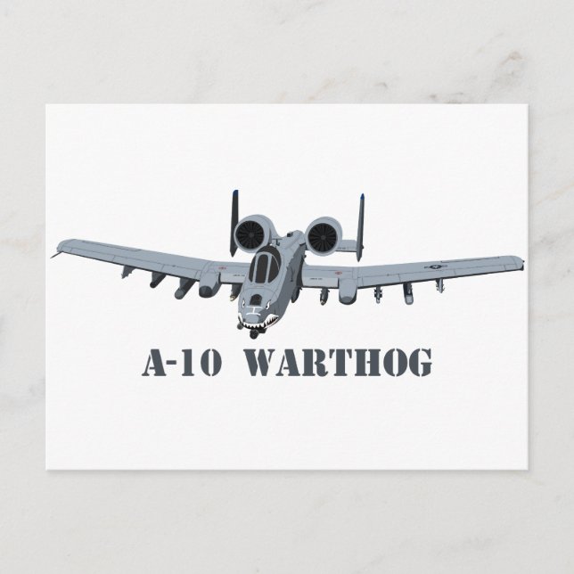 A-10 Warthog Postkarte (Vorderseite)