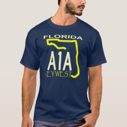 A-1-A Key West Dunkelheit T-Shirt