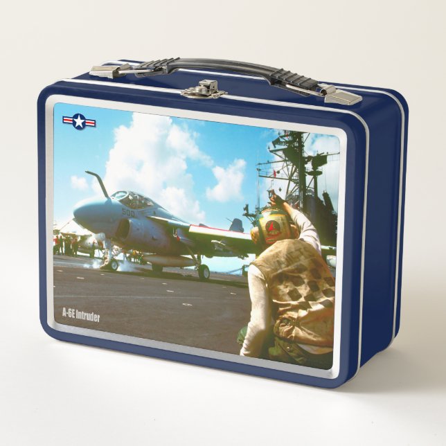 A-6-INTRUDER METALL BROTDOSE (Vorderseite)