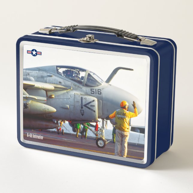 A-6-INTRUDER METALL BROTDOSE (Vorderseite)