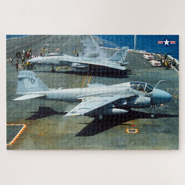 A-6E-INTRUDER und F-14 TOMCAT (20 x 30 INCH) (Horizontal)