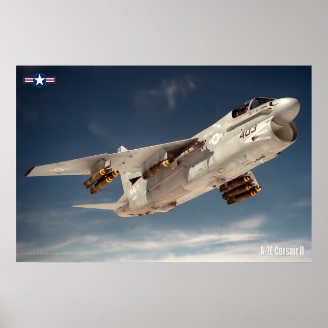 A-7E CORSAIR II POSTER (Vorne)