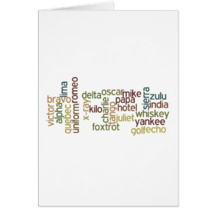 A à téléphonie d'alphabet phonétique de Z (Wordle)