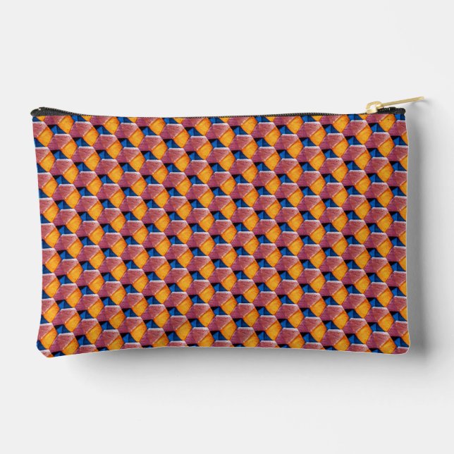 À Accessoires Design moderne abstrait motif 1185 - Pochette Zipp (Verso)
