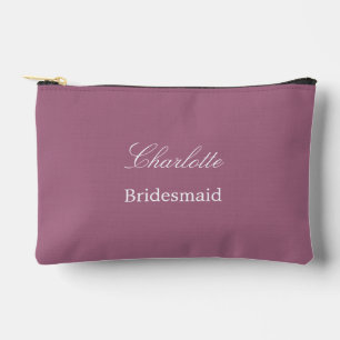 À Accessoires Élégante pochette d'accessoires Mauve de demoisell