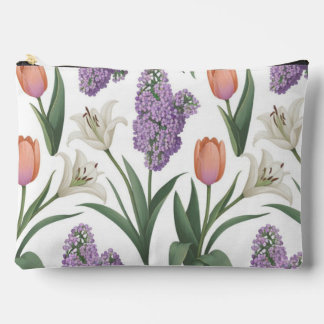 À Accessoires Lilacs Tulips Lys Accessoire Pochette de voyage