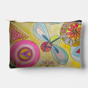 À Accessoires Pochette avec œuvre d'art originale - abstrait de