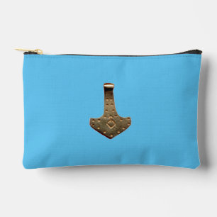 À Accessoires Pochette bleue Gold Thor Hammer