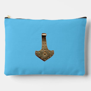 À Accessoires Pochette bleue Gold Thor Hammer