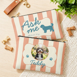 À Accessoires Pochette Cadeau Photo de Chien Personnalisé pour M