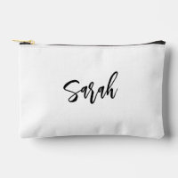 Pochette cosmétique en velours personnalisée pour