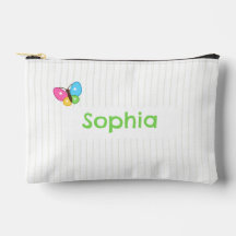 Pochette d'accessoires personnalisée avec nom pers