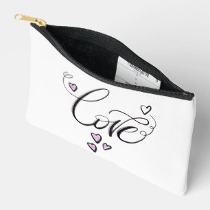 À Accessoires Pochette Love Letter Beauty Chic Monochrome
