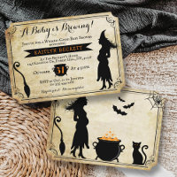 "A Baby is brew" Vintage Halloween-Kinderdusche